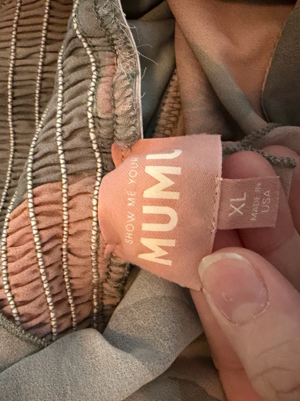 Show Me Your MuMu Floral Ruffle V-Neck Maxi Dress in Dusty Rose and Sage - Picture 5 of 5